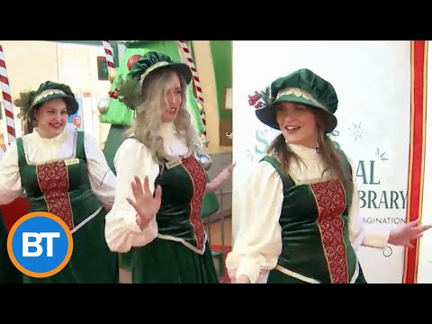 Inside the festive world of a mall elf during the holidays