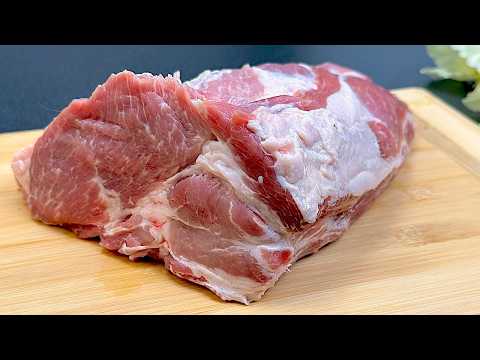 Ich mache es jedes Jahr zu Weihnachten! Schweinenacken, der alle verrückt macht! Weihnachtsrezept 🎄