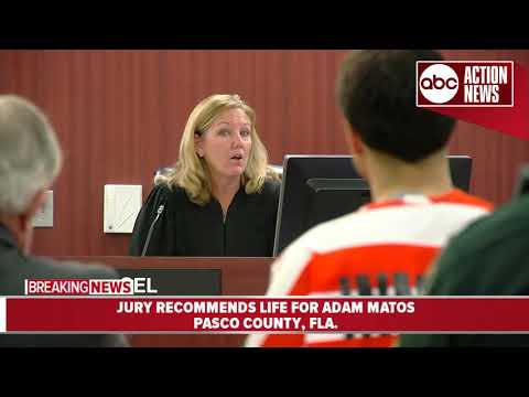 Judge sentences Adam Matos to life in prison