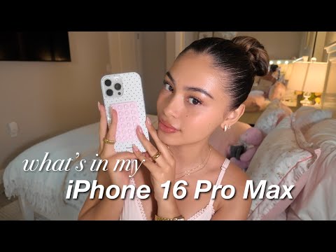 what's in my iPhone 16 pro max + my fav apps & how I edit my photos 🧸ྀི