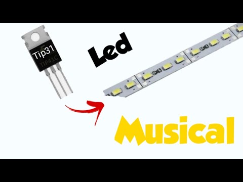Como fazer Led Musical com TIP 31.