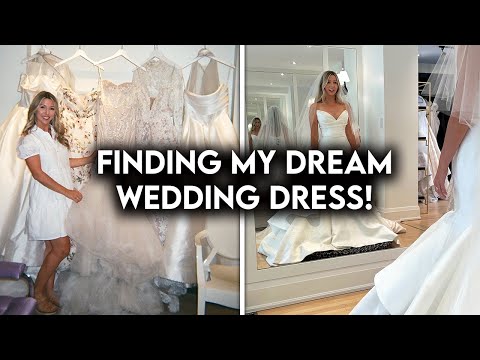 WEDDING DRESS SHOP WITH ME | I SAID “YES” TO THE DRESS!