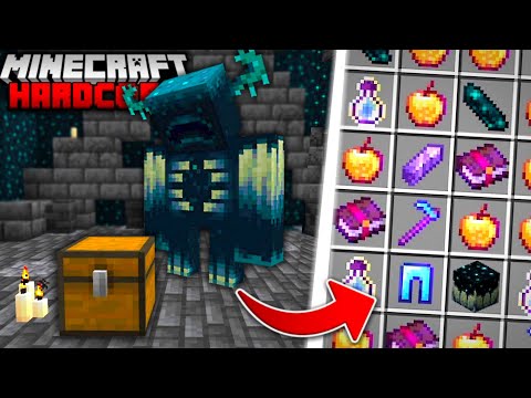 Looting an ANCIENT CITY in Minecraft Hardcore! (#66)