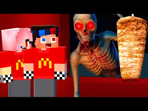 🍔НОЧНАЯ СМЕНА В СТРАШНОЙ ЗАКУСОЧНОЙ В МАЙНКРАФТ! ШЕДИ И ЛЕСКА MINECRAFT