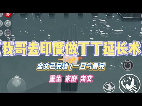 《我哥去印度做丁丁延长术》我哥想去印度做下身延长手术讨好富婆。身为男科医生，我知道这手术风险高，很容易断根绝育。#小说 #小说推荐 #故事 #爽文 #大女主 #重生 #复仇