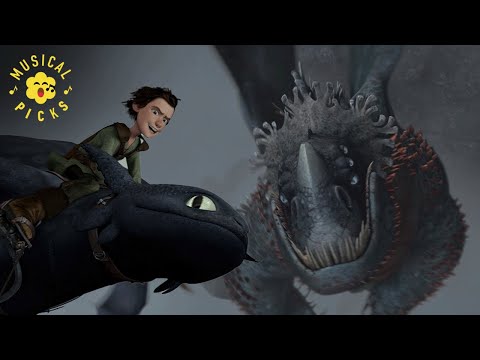 Hiccup and Toothless Face the Red Death | How to Train Your Dragon