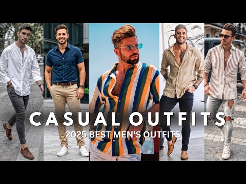 Latest Casual Outfit Ideas For Men | Men's Fashion Ideas 2025 | Best Summer Outfits For Men