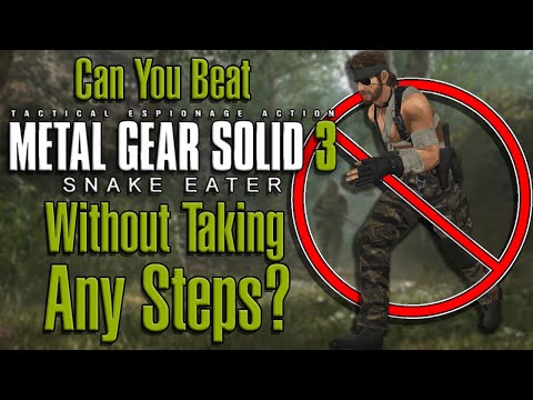 Can You Beat Metal Gear Solid 3 Without Taking Any Steps?