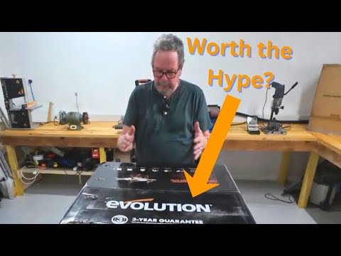 Evolution R255 Table Saw unboxing and review,  is it worth the Hype?