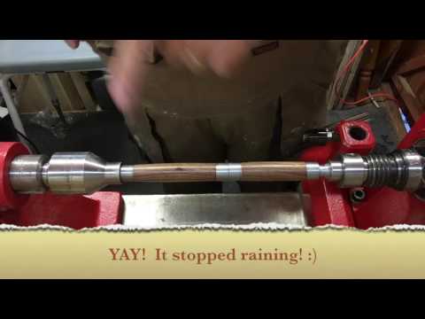 Finishing an Omega fountain pen with wax