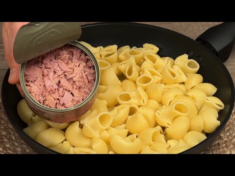 Thunfisch mit Nudeln mischen! Diesen Trick habe ich in einem schicken Restaurant gelernt!