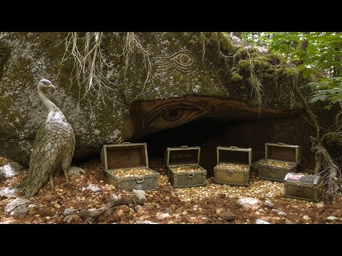 I Found a Great Treasure Under the Eye Sign on the Stone!!!