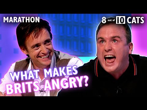 The Funniest Things That Make Brits Angry and More! |  8 Out of 10 Cats | S16 EP2 EP4 EP5 | Marathon