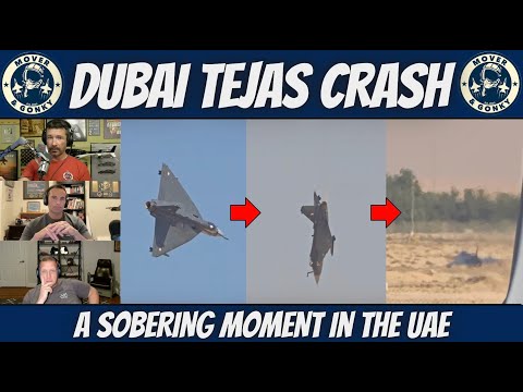 Indian Tejas Fighter Jet Crashes at Dubai Airshow — US Fighter Pilots React