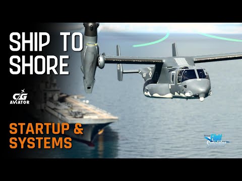 Full Mission Talk Through from the Ship to RAF Gibraltar | MV-22B Osprey (MSFS)