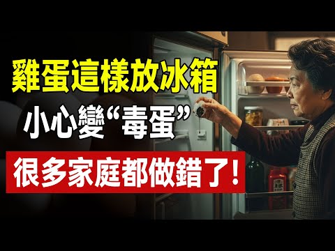 一家三口全中毒！罪魁禍首竟是冰箱裏的它？醫生揭秘：雞蛋千萬別這樣吃，全是沙門氏菌，傷肝又傷腎！#冰箱收納 #健康飲食#雞蛋