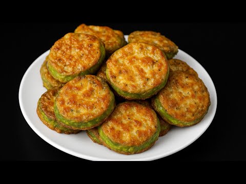 Crispy Golden Zucchini Bites (Addictive, a must-try snack.)