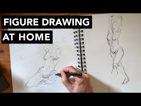 Daily Gesture Drawing at Home