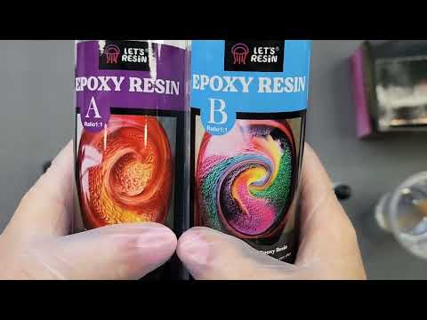 #2306 Experimenting With The Resin Petri Feathering Technique 