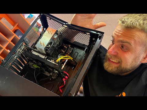 Этому ПК просто П*здец! | Брат криво вставил Ryzen 5 | GTX1080 после майнинга #happypc 