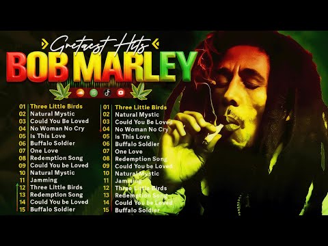 Bob Marley Greatest Hits Full Album - Top 10 Greatest Bob Marley Songs of All Time - Reggae Songs