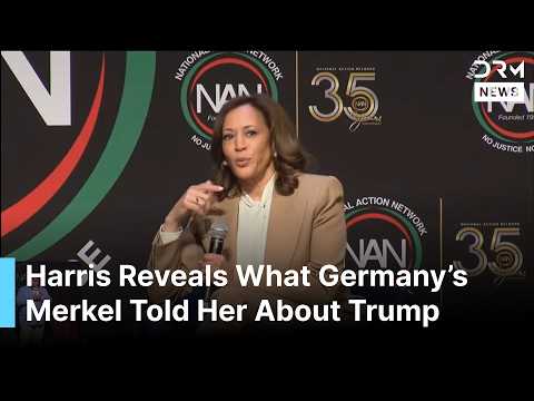 Kamala Harris Reveals What Merkel Told Her About US Under Trump While Mocking Him | AC1G