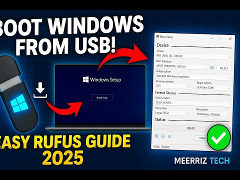 How to Boot Windows from USB in 2025 | Rufus Full Guide (Step-by-Step Tutorial)