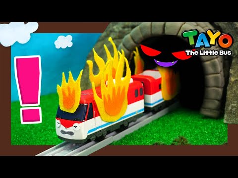 Tayo Monsterpolizei l Titipo verwandelt sich in einen Flammenzug! l Cartoon für Kinder lTayo Deutsch