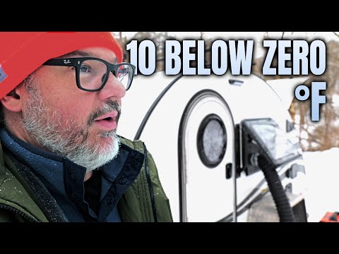 -10°F Polar Vortex Camping Challenge | Off-Grid Teardrop Camper