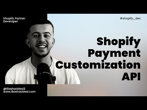 Shopify Functions API: Shopify Payment Customization API Extension