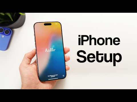 How to Setup iPhone 16 Pro / 16 Pro Max (step by step)