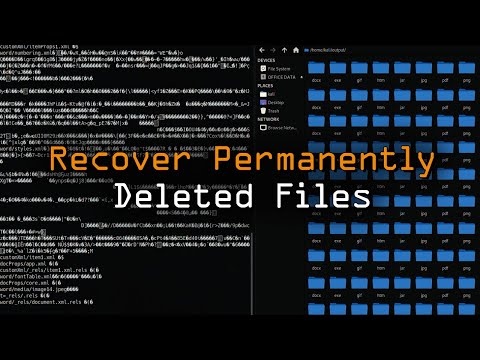 Recover Permanently Deleted Files Using Foremost - Digital Forensics 🔎