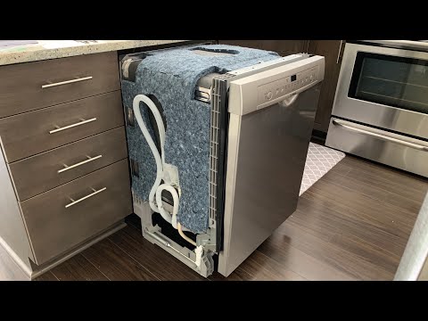 HOW TO install BOSCH 100 series dishwasher