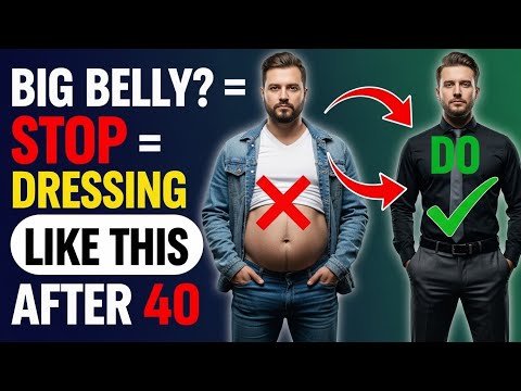 How to Dress with a Big Belly - 3 Outfit Rules That Always Work | Timeless style 40+