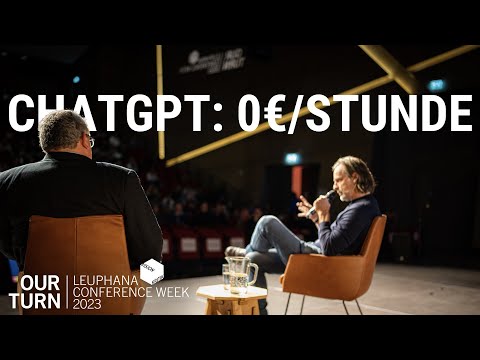 Arbeit in Gefahr? Richard David Precht spricht mit Rüdiger Bachmann | Leuphana Konferenzwoche 2023
