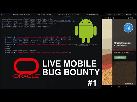 Oracle - LIVE MOBILE BUG BOUNTY (RECON #1)