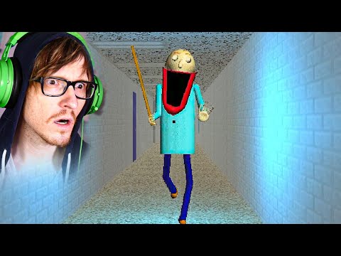 The Early Version of Baldi's Basics was scary...