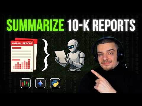 Summarize Annual Reports in Python (10-K, Financial Documents)