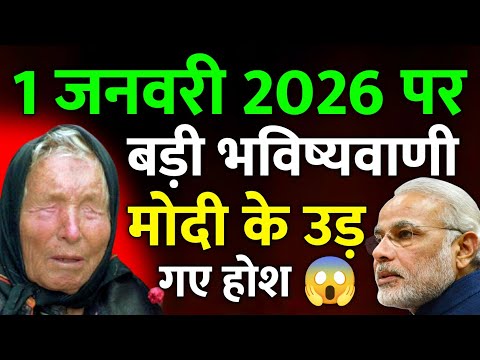 1 जनवरी 2026 पर बड़ी भविष्यवाणी || सुनकर मोदी के होश उड़ गए || baba vanga 2026 predictions