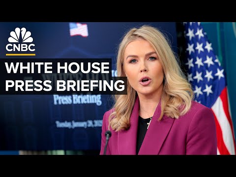White House press secretary Karoline Leavitt holds a briefing with reporters — 1/31/2025