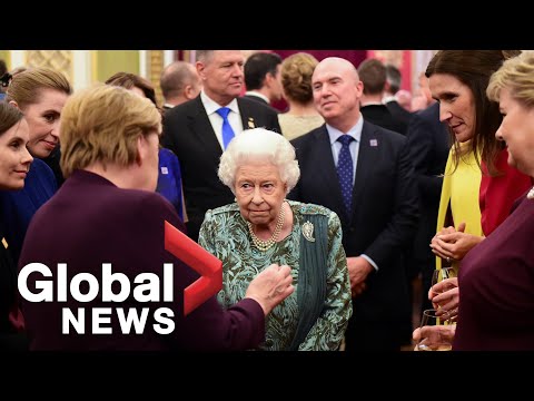 Queen Elizabeth hosts NATO world leaders at Buckingham Palace