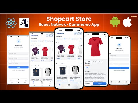 Build Your Mobile Application | React Native Real Ecommerce App | Full Tutorials