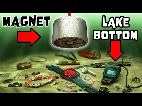 I Sunk My STRONGEST Magnet To The Bottom Of The Lake