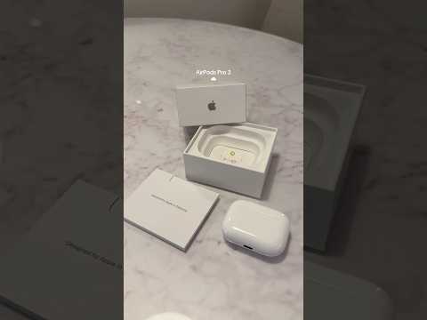 the new Apple AirPods Pro 3 - $249 #apple #airpodspro #airpods #tech #earbuds #unboxing