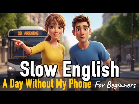 My Day Without A Phone | Easy Daily English For Beginners | Daily English Conversation