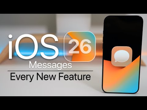 iOS 26 - Every New Apple iMessage Feature