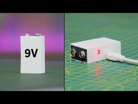 How To Make 9V Rechargeable Battery - DIY