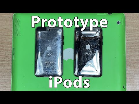 I look at some Prototype iPods.