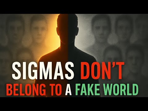 Why Sigma Men Never Truly Fit In And Why They Stop Trying to Belong in a Fake World
