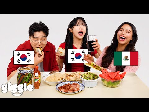 Koreans Try Homemade Mexican Food For the First Time!